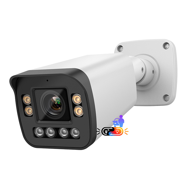 Vikylin 180°Panoramic Security IP Camera 4MP 4MM Dual Lens for Hikvisions Compatible POE Smart Dual Light Outdoor Home CCTV IP67