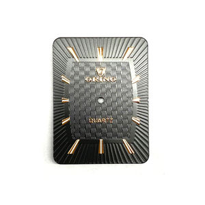 장방형 에칭 손목 시계 다이얼 주문품 적용되는 색인 시계 다이얼 시계 부속 - Product Image 4