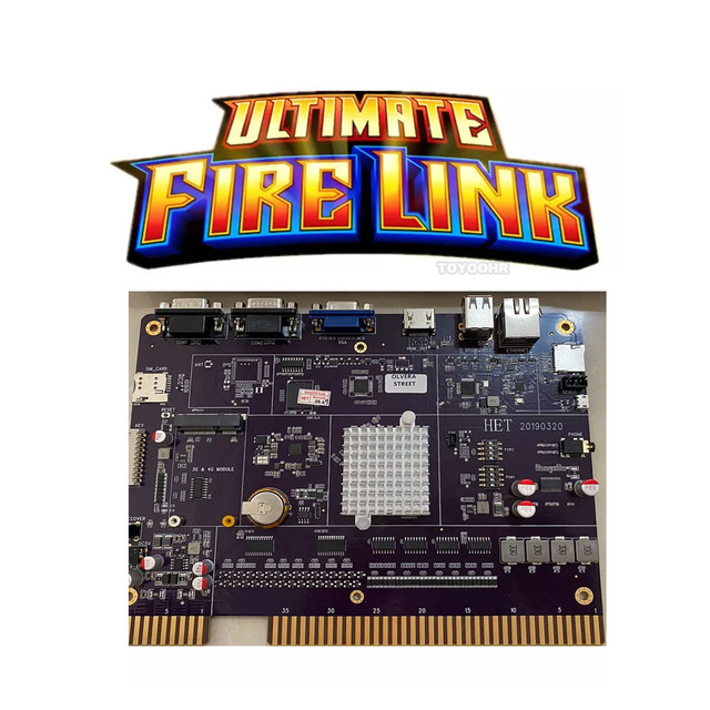 Multiple Fire Link 8 in 1 Software Pcb Board Popular Video Game Supplier Fire Link Route 66 Multi Game Skill Game Board