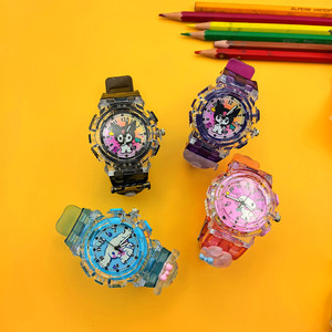 <span class=keywords><strong>Montre</strong></span> électronique à quartz lumineuse pour enfants, dessin animé Kulomi, boîtier en acrylique, bracelet pour enfants, <span class=keywords><strong>montre</strong></span> à quartz - Product Image 4