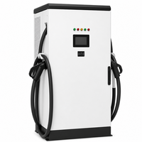 Station de recharge double pour véhicules électriques DC CCS2 murale monophasée nouvelle génération haute puissance