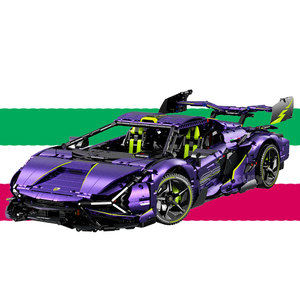42115 GULY 10635 LAMBO 1:8 MOC Technique RC Racing Bâtiment Assemblage Supercar Briques Modèle Jouets Enfants Cadeau De Noël - Product Image 2