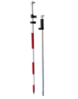 Prisme de station totale en aluminium de haute qualité pour la topographie, 2,05 m/2,5 m/3,6 m/5,2 m