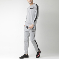 Ensemble de survêtement deux pièces en molleton technique pour homme, coupe ample, pour la salle de sport, l'entraînement, les activités décontractées en plein air et le fitness