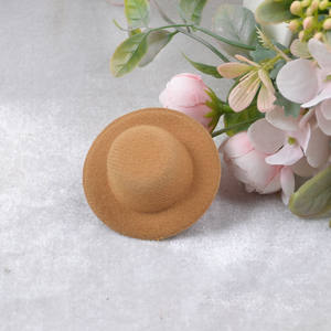 Mini chapeaux en feutre <span class=keywords><strong>de</strong></span> 5,8 cm, décorations <span class=keywords><strong>de</strong></span> fête <span class=keywords><strong>de</strong></span> Noël, chapeaux tissés miniatures pour l'artisanat - Product Image 4