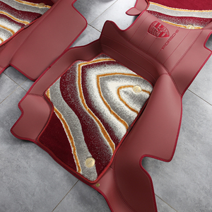 Alfombrilla de suelo interior de coche de cuero antiincrustante 3D Envolvente completa resistente al desgaste de alta calidad personalizada OEM ODM - Product Image 4