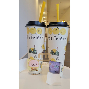 Bicchiere di Carta Personalizzato per Bubble Tea con Stampa Misteriosa, Edizione Speciale con Scomparto per Giocattoli Anime, Bicchiere Sorpresa <span class=keywords><strong>da</strong></span> 24 oz - Product Image 5
