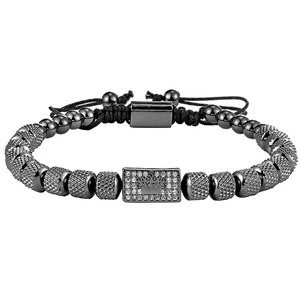 Non Tarnish 316L Stainless Steel Fashion Bead Bracelets & <b>Bangles</b> 14k 18k Pvd Gold Plated Crown Jewelry Bracelet for Women <b>Men</b> - Product Image 3