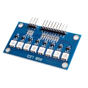 โมดูลไฟ LED น้ำไหล HW-43 5050 RGB สีสันครบถ้วน ชิปเดี่ยว บอร์ดพัฒนาหลอดไฟน้ำ โมดูล LED - Product Image 4