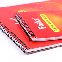 Cuaderno Foska de Buena Calidad al por Mayor, Encuadernación en Espiral, Cubierta de Papel Mate, Cuaderno de Notas con Cuadrícula, Impresión Personalizada