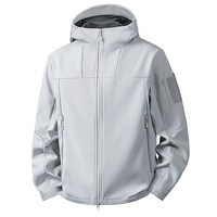 Veste bomber softshell à capuche entièrement personnalisée pour homme, nouvelle collection automne, coupe-vent, imperméable, sportive, unisexe