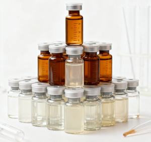 Frascos Tubulares de Vidrio Borosilicato de Bajo Contenido de Silicio de 5 ml, 10 ml, 15 ml y 50 ml con Serigrafía para Gotas para los Ojos y Uso Cosmético - Product Image 1