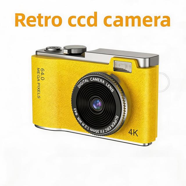 Latest Popular Ultra-high-definition 4K Flip-screen 7.1x-16x Optical Zoom 2.4" CCD Digital Camera Portable Students Campus