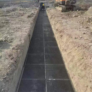 Panneau <span class=keywords><strong>de</strong></span> drainage <span class=keywords><strong>en</strong></span> plastique noir HDPE 500x500 verdissement plante filtre à eau isolation <span class=keywords><strong>de</strong></span> toit jardin tapis <span class=keywords><strong>de</strong></span> pelouse <span class=keywords><strong>plaque</strong></span> <span class=keywords><strong>de</strong></span> drainage <span class=keywords><strong>de</strong></span> lit routier - Product Image 5