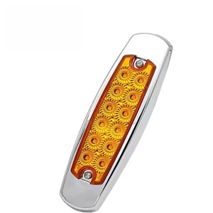 Mini Faros Antiniebla Blancos, Ámbar y Rojos LED para Camiones, Luces Traseras de 24V para Camiones Todoterreno, Repuesto para Remolques, Luz de Posición Lateral LED de 1W - Product Image 3