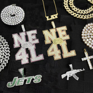 Elegante NY JETS Carta Logo Charm Necklace - Fan Accesorio Joyería - Product Image 5