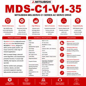 Nuevo Módulo PLC Original MDS-C1-V1-35, Cumple con EPR, Certificado CE, Servomotores de Automatización Industrial, Disponible en Almacén - Product Image 6