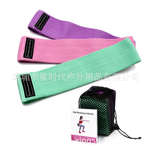 Juego de Bandas de Resistencia para Ejercicio con Logotipo Personalizado, Antideslizantes, 3 Niveles, de Tela, para Glúteos y Cadera, Hechas de Látex - Product Image 5