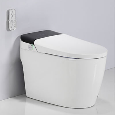 High End Smart Intelligent Multi-function Auto Cleaner Seat WC Toilet with Remote Control