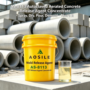 Agente Desmoldante Concentrado AS-8113 de Venta Directa de Fábrica, Garantiza una Superficie Lisa y Bordes Intactos para Paneles <span class=keywords><strong>ALC</strong></span>, Gran Venta - Product Image 5