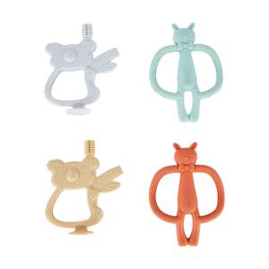 Anneau de dentition en silicone durable pour bébé, jouet de dentition pour nourrisson, jouet à mâcher pour bébé, articles pour bébé du Vietnam - Product Image 2