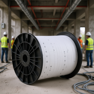 Cinta de poliéster blanca de 3/4 pulgadas y 318 pies, cuerda plana con capacidad de tensión de 2500 libras para protección de cables eléctricos y conductos - Product Image 2