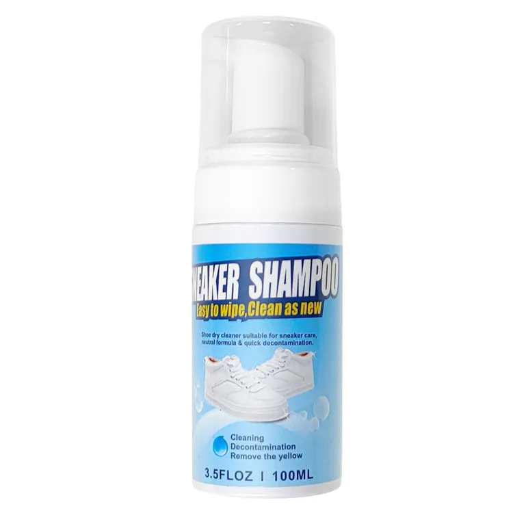 Wholesale premium sneaker shampoo sport shoe cleaner foam custom