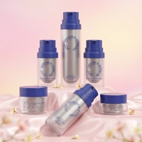 Flacon pompe airless en acrylique 15 ml 30 ml 50 ml, petits flacons cosmétiques givrés pour sérum et crème, emballage airless pour voyage