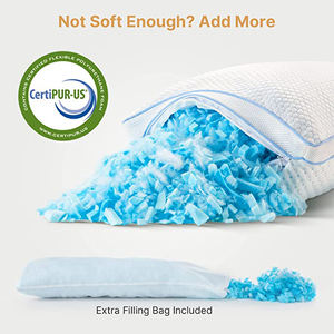 Versnipperd <span class=keywords><strong>Latex</strong></span> Traagschuim Kussen Voor Slaap Traagschuim En Gel Versnipperd Kussen - Product Image 4