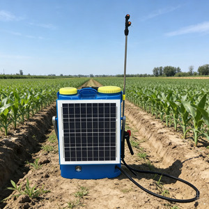 Spruzzatore a Zaino da 20L con Alimentazione <span class=keywords><strong>Solare</strong></span> e a Batteria, Spruzzatore a Doppia Alimentazione per Fattorie, Frutteti e Serre Fuori Rete - Product Image 2