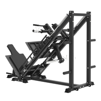 Machine combinée professionnelle Leg Press et Hack Squat à 45 degrés |   Équipement de musculation des jambes à charge libre robuste