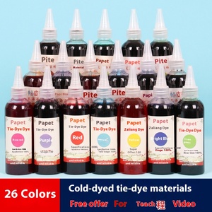 Pigmento Liquido per Tintura Acida Tie Dye 100ml Non Bollente 26 Colori Plastica Fai da Te Artigianale <span class=keywords><strong>Bianco</strong></span> Puro per Bambini - Product Image 3