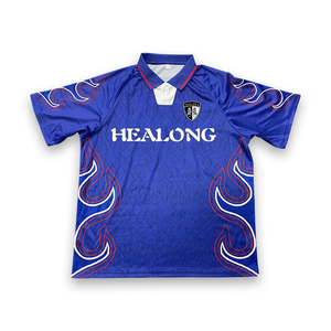 Kaos Polo Sepak Bola Klasik Bernapas dengan Cetak Digital Kustom, Seragam Jersey Sepak Bola Retro Musim Panas, Layanan OEM, Nama Logo Tim - Product Image 5
