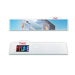 Pantalla Led de calidad personalizada asegurada Pantalla exterior Coche Universal Taxi Techo Pantalla de publicidad Caja de luz superior del coche con pantalla Led - Product Image 1