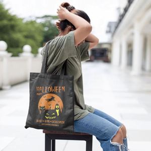 DLBZ Wholesale Easy Carry Large Reusable Promotional Custom Rope <b>Tote</b> <b>Bag</b> for Halloween - Product Image 5