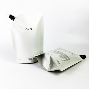 Custom Printed Waterproof Refill 100ml Mini Stand Doypack Shampoo Spout Pouch Bag Zipper Top for Body Face Mask <b>Eye</b> Cream - Product Image 4