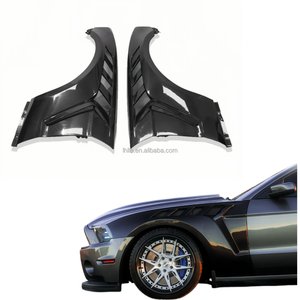 Élargisseurs d'ailes ventilés en fibre de carbone pour Ford <span class=keywords><strong>Mustang</strong></span> S197 (2010-2014) style GTD, ailes larges - Product Image 1