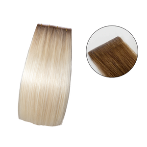 Extensions de cheveux humains invisibles à bandes adhésives en gros, 100 % cheveux humains Remy, longueur 10-34 pouces, 40-50g, trame plate sans couture - Product Image 2