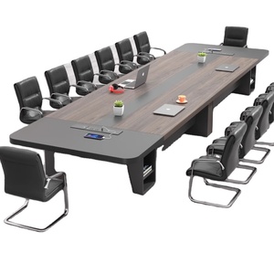 Nouveau modèle de table de conférence table de réunion de bureau 8 places table de formation meubles de bureau réunion - Product Image 1