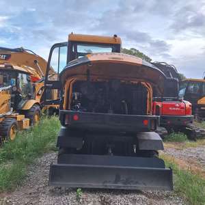 Excavatrice sur pneus Hyundai HW60 de 6 tonnes, modèle 2022, moteur Cummins, nouvelle pelle sur pneus à vendre - Product Image 5