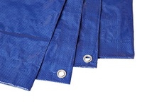 Bâche PE tissée robuste, imperméable, anti-UV et coupe-vent pour camping, en rouleau, vente en gros, fournisseur d'usine YRH