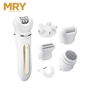Depiladora MRY IPX6 resistente al agua 5 en 1 para mujer, maquinilla de afeitar eléctrica, depilación de Bikini, recortadora de <span class=keywords><strong>vello</strong></span> púbico para la ingle, afeitadora corporal para mujer - Product Image 1
