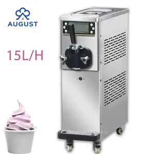 台式商用不锈钢气泵3味软冰淇淋制造机，28升
