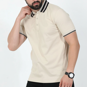 Vente directe d'usine couleur personnalisée tenue élégante hommes Polo t-shirt de haute qualité écologique haut hommes Polo t-shirt - Product Image 1