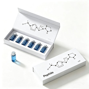 Luxury Magnetic Closure Box for Peptide Vials Custom Logo Printing Paper Gift Box with EVA Foam Insert Packaging - Product Image 3
