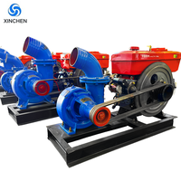 Bomba de agua Xinchenpower de metal, digital, eficiente, con motor diésel, sistema de riego que ahorra agua, para tierras de cultivo de 2 a 8 pulgadas