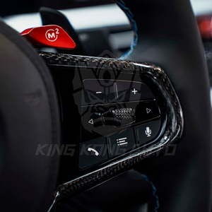 Volant en fibre de carbone pour <span class=keywords><strong>BMW</strong></span> CS Série G F30 G20 G22 G23 G26 G80 G81 G30 G32 G34 G36 M3 M4 M5 M Sport 2020 2021 <span class=keywords><strong>2022</strong></span> 2023 - Product Image 3