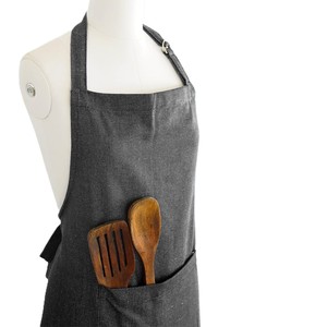 Delantal de Cocina Profesional de Lona con Correas de Cuero Ajustables, Delantal de Chef Resistente para Uso en el Hogar, Cocina y Restaurante - Product Image 4