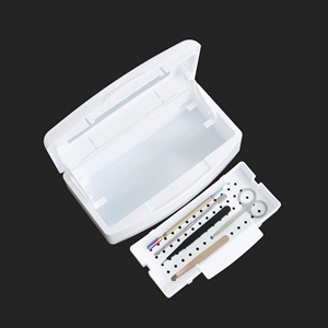 Transparent Nipper Sterilization Tray Manicure Tool Storage Box <b>Nail</b> Art Disinfection <b>Case</b> with Cover - Product Image 5