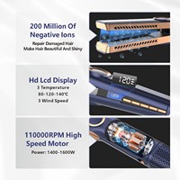 Mesky populaire chinois écran tactile girly thérapie moderne soyeux haute chaleur en céramique lissage cheveux lisseur accessoires